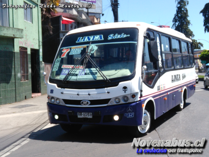 Maxibus Astor / Mercedes-Benz LO-915 / Línea 7 Temuco