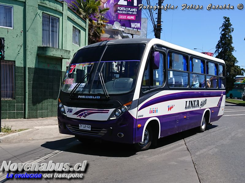 Neobus Thunder+ / Mercedes Benz LO-916 / Linea 7 Temuco