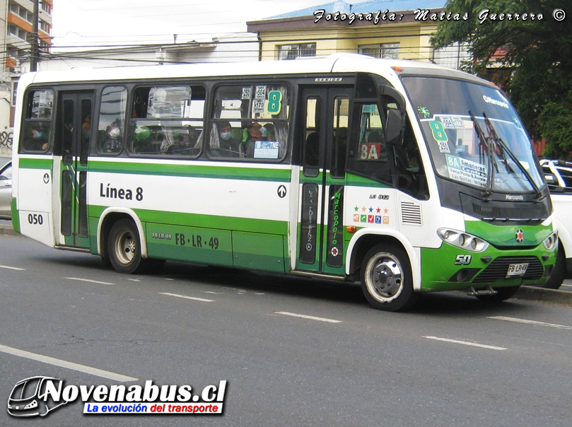 Marcopolo Senior / Mercedes-Benz LO-812 / Línea 8 Temuco