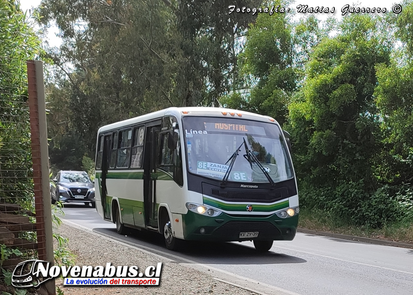 Marcopolo Senior / Volkswagen  9-160 OD / Línea 8 Temuco