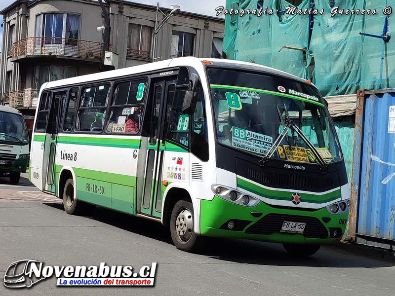 Marcopolo Senior / Mercedes-Benz LO-812 / Línea 8 Temuco