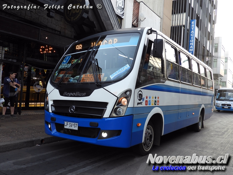 BepoBus Náscare / Mercedes-Benz LO-916 / Línea 9 Temuco