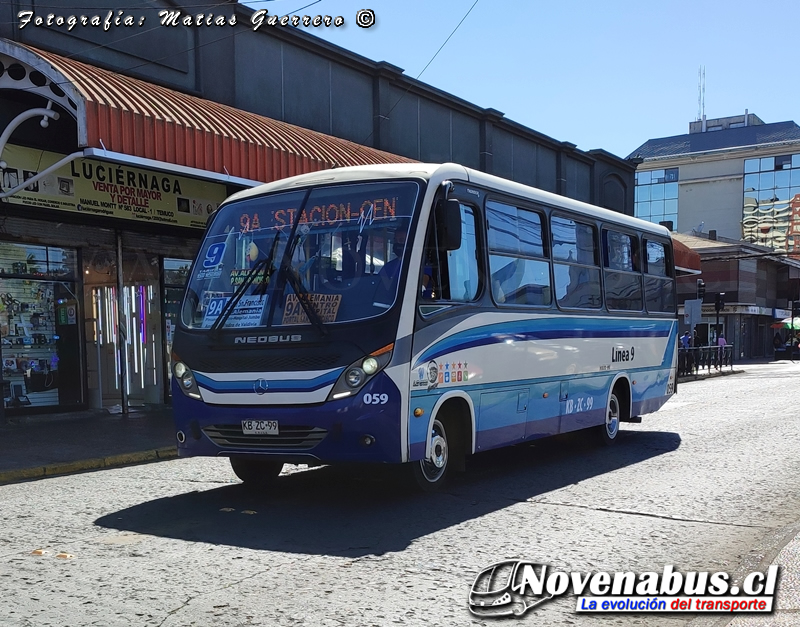 Neobus Thunder + / Mercedes-Benz LO-916 / Línea 9 Temuco