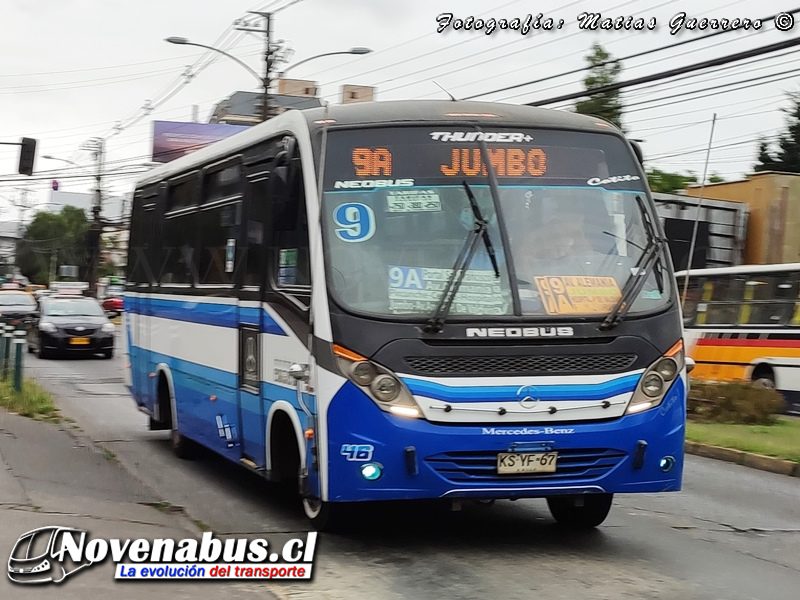 Neobus Thunder + / Mercedes-Benz LO-916 / Línea 9 Temuco