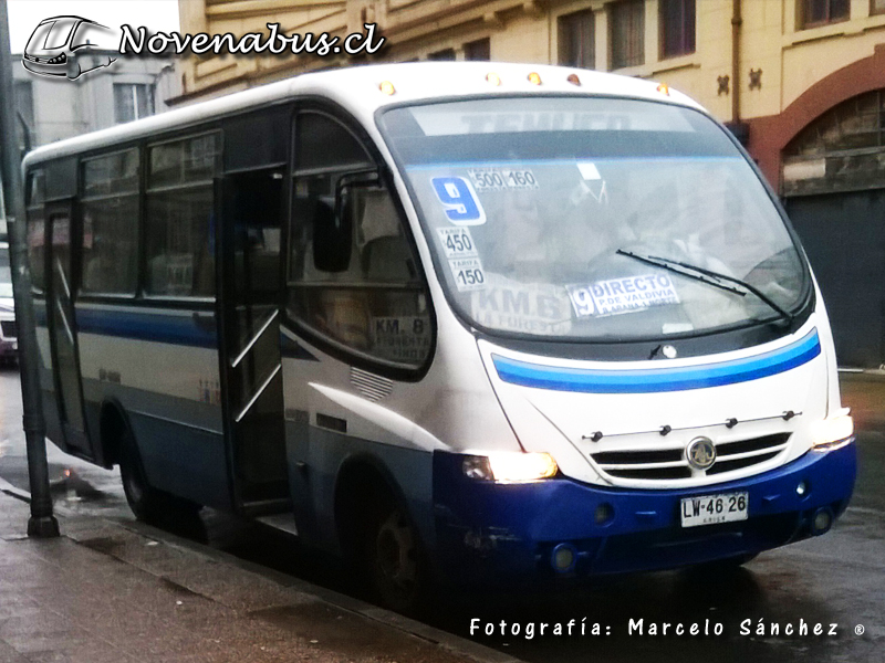 Metalpar Pucará Evolution IV / Mercedes Benz LO-812 / Línea 9 Temuco