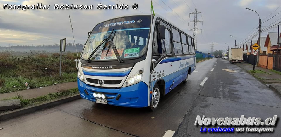 Neobus Thunder+ / Mercedes Benz LO-915 / Linea 9 Temuco