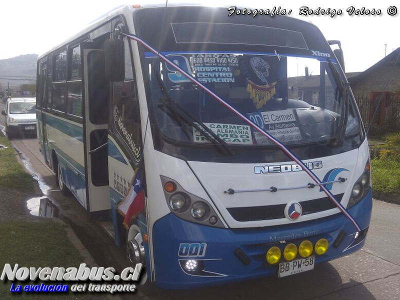 Neobus Thunder + / Mercedes-Benz LO-915 / Línea 9 Temuco