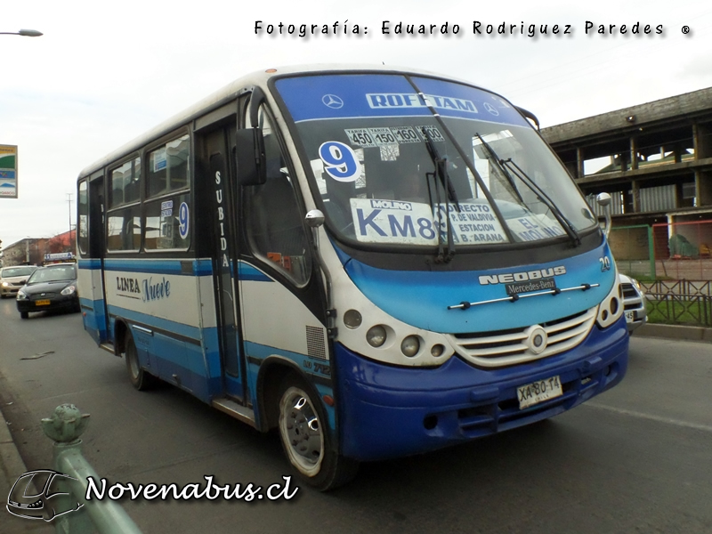 Neobus Thunder / Mercedes-Benz LO712 / Línea 9 Temuco