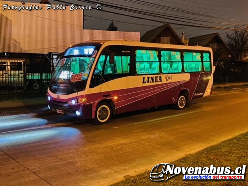 Marcopolo Senior / Mercedes-Benz LO-812 / Línea 10 Temuco