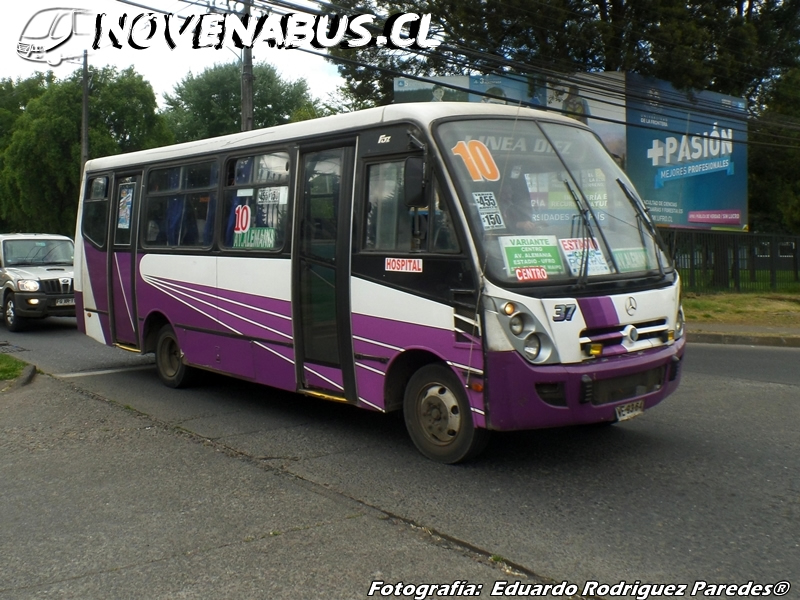 Caio Foz / Mercedes-Benz LO812 / Línea 10 Temuco