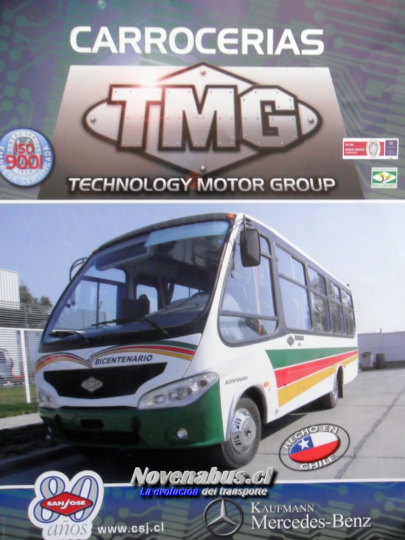 Carrocerías TMG Bicentenario / Mercedes-Benz LO-812 / Línea 5 Temuco