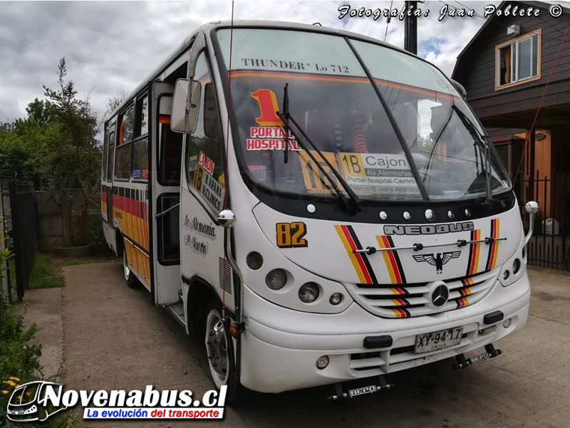 Neobus Thunder + / Mercedes-Benz LO-712 / Línea 1 Temuco