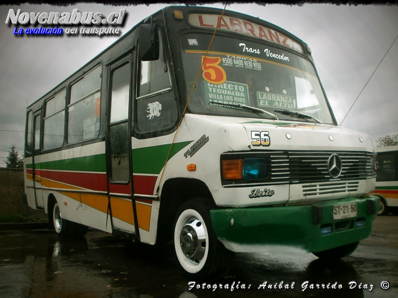 Carrocerías LR Bus / Mercedes-Benz LO-814 / Línea 5 Temuco