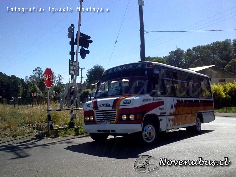 Carrocerías Inrecar "Bulldog" / Mercedes Benz LO814 / Línea 1 Temuco