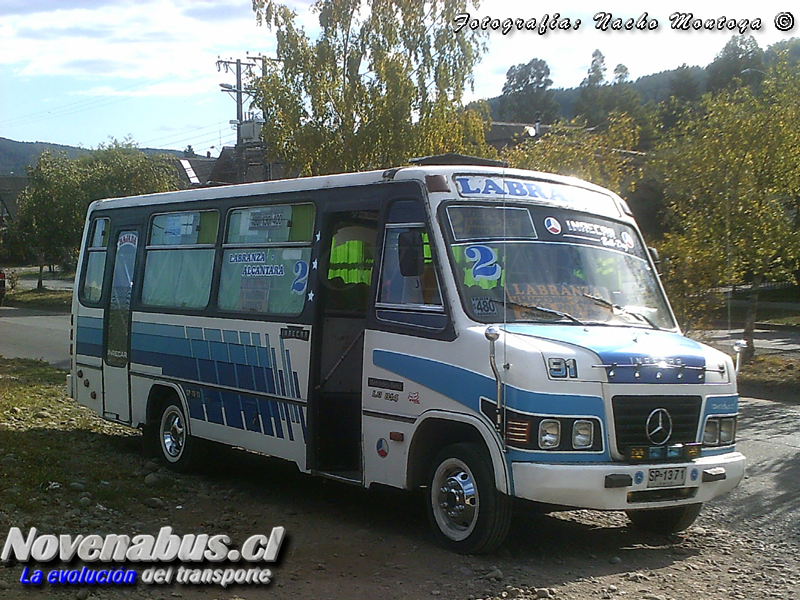 Carrocerías Inrecar "Bulldog" / Mercedes Benz LO-814 / Línea 2 Temuco