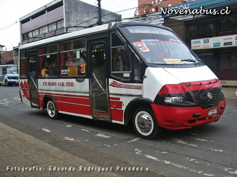 Metalpar Pucará  / Mercedes Benz LO814 / Línea 3 Temuco