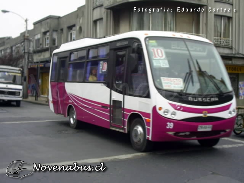 Busscar Micruss / Mercedes-Benz LO-812 / Línea 10 Temuco