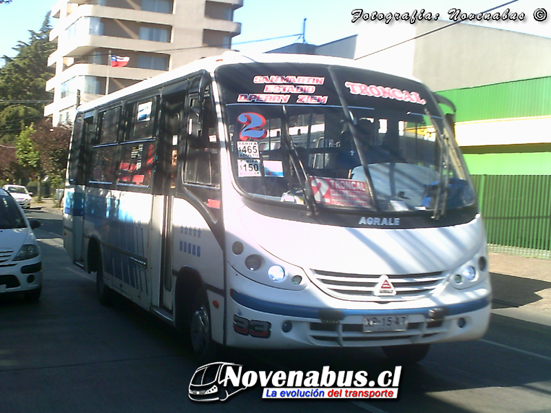 Neobus Thunder + / Agrale MA 8.5 / Línea 2 Temuco
