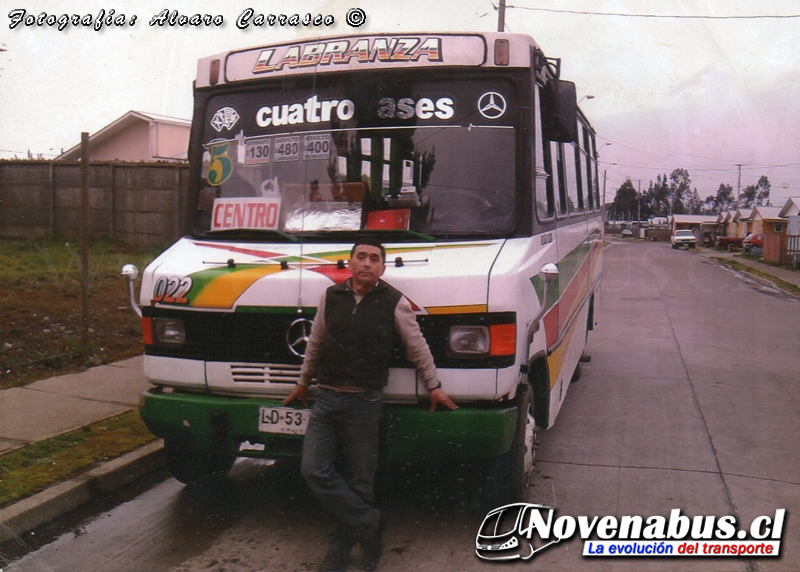 Cuatro Ases PH-50 / Mercedes-Benz LO-809 / Línea 5 Temuco