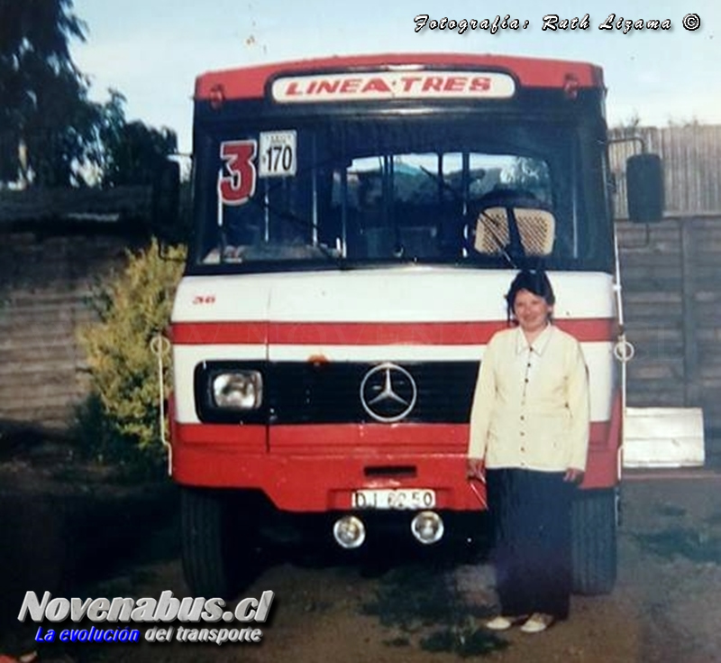Carrocerías Alkaser / Mercedes-Benz LP-808 / Línea 3 Temuco