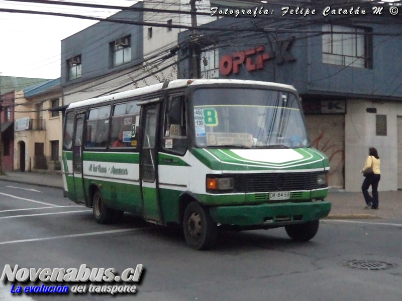 Metalpar Pucará I / Mercedes-Benz LO-809 / Línea 8 Temuco