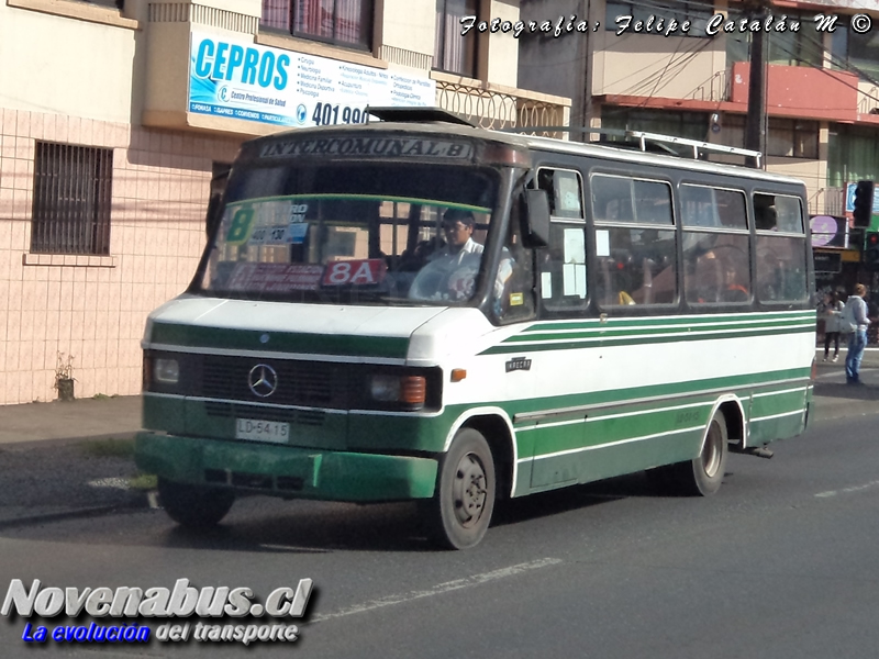 Carrocería Inrecar / Mercedes-Benz LO-812 / Línea 8 Temuco