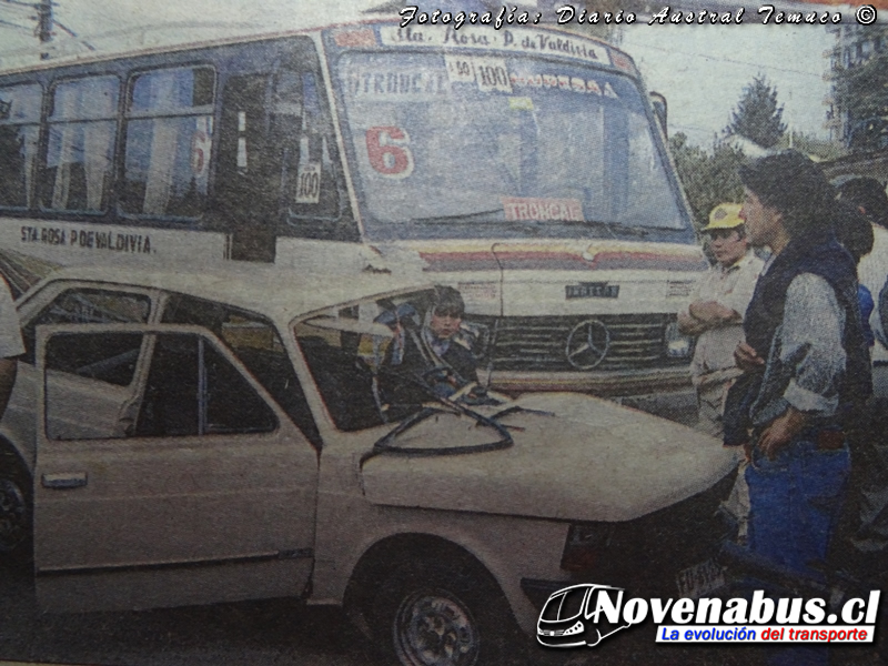 Carrocerias Inrecar / Mercedes-Benz 708-E / Sta. Rosa - P. de Valdivia ( Línea 6 Temuco )