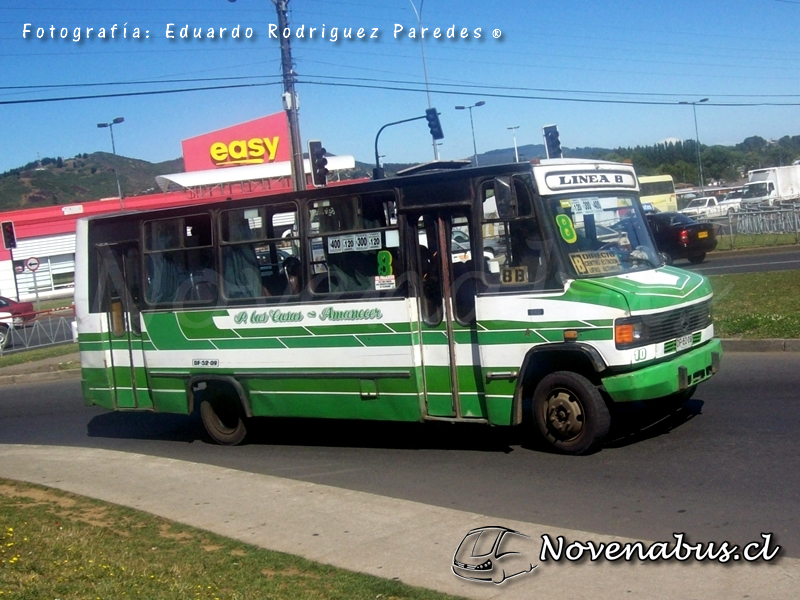 Carrocerías Guerrero / Mercedes-Benz LO912 / Línea 8 Temuco