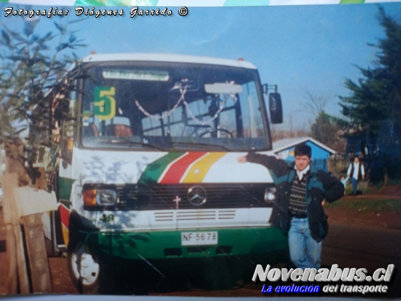 Metalpar Pucará I / Mercedes-Benz LO-814 / Línea 5 Temuco