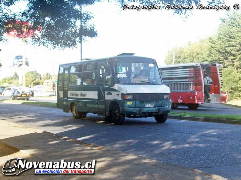 Carrocerias Inrecar / Mercedes-Benz LO-814 / Línea 8 Temuco