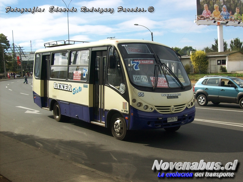 Neobus Thunder +  / Mercedes-Benz LO712 / Línea 7 Temuco