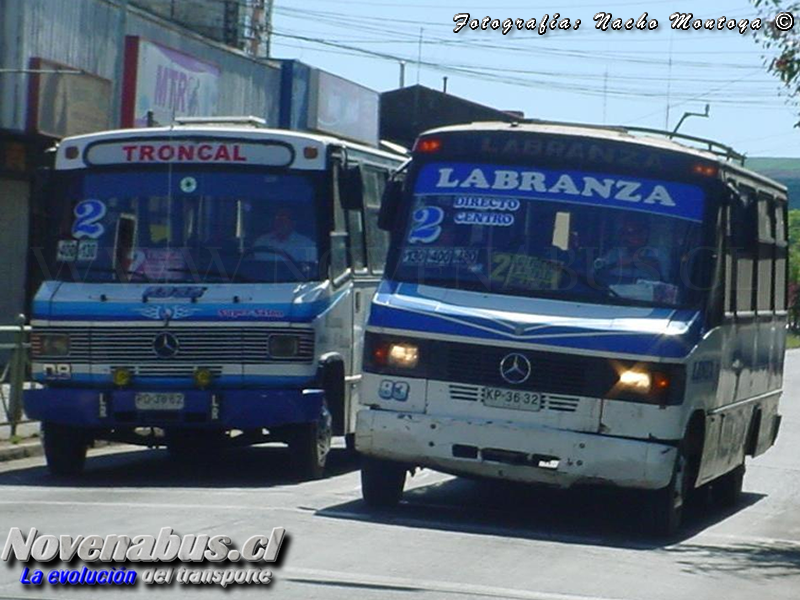 Carrocerias LR / Mercedes Benz LO-814 // Inrecar / Mercedes Benz LO-812 / Linea 2 Temuco