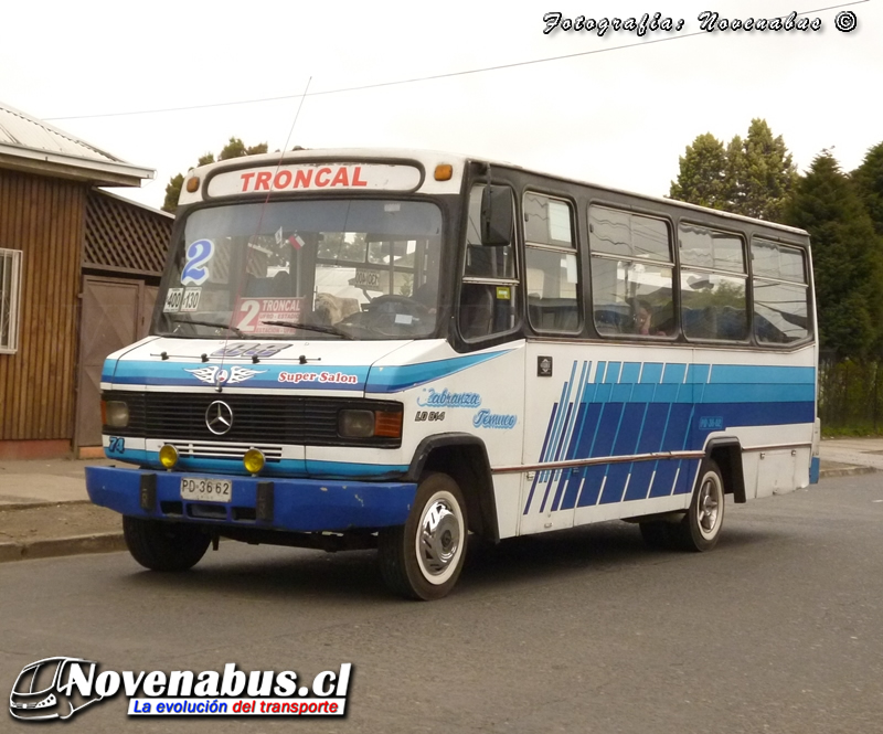 Carrocerías LR Bus / Mercedes-Benz LO-814 / Línea 2 Temuco