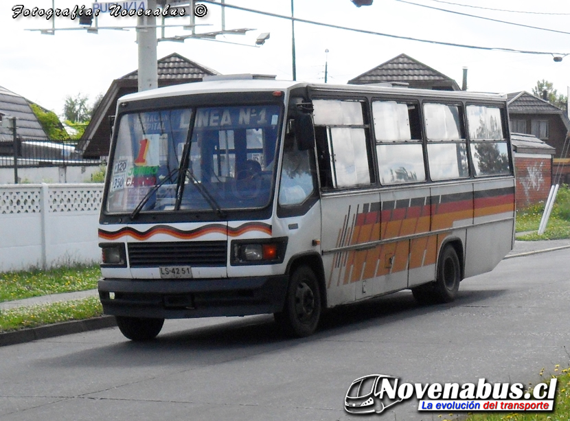 Caio Carolina IV / Mercedes-Benz LO-809 / Línea 1 Temuco