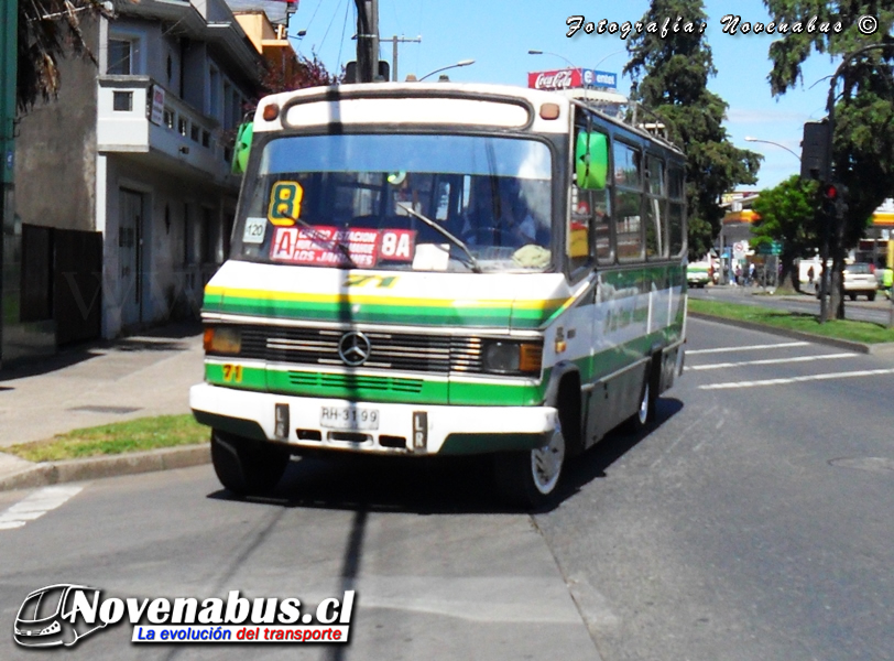 Carrocerias LR Bus / Mercedes-Benz LO-814 / Línea 8 Temuco