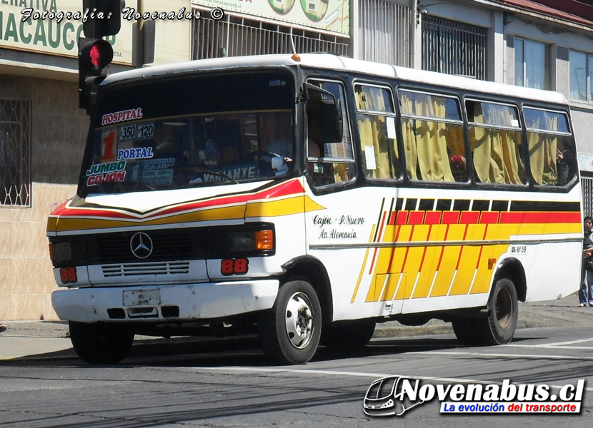 Metalpar Pucará I / Mercedes-Benz LO-809 / Línea 1 Temuco