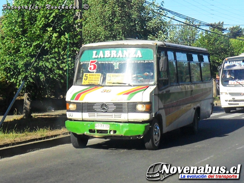 Metalpar Pucará l / Mercedes-Benz LO-809 / Línea 5 Temuco