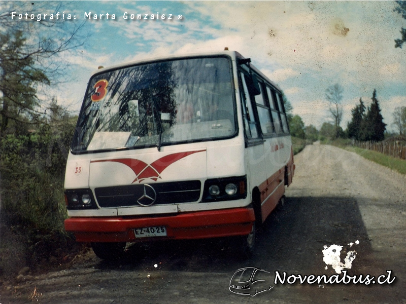 Marcopolo Senior / Mercedes Benz LO 708-e / Línea 3 temuco