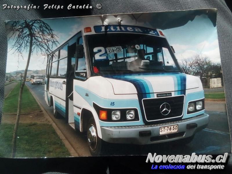 Carrocerías Inrecar "Bulldog" / Mercedes Benz LO-814 / Línea 2 Temuco