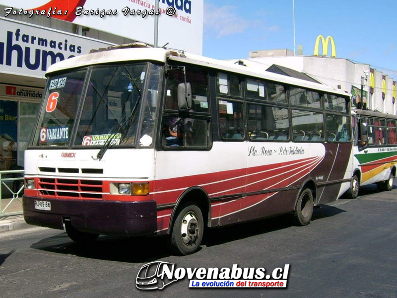 CASABUS / Dimex Interbus 433-160 / Línea 6 Temuco