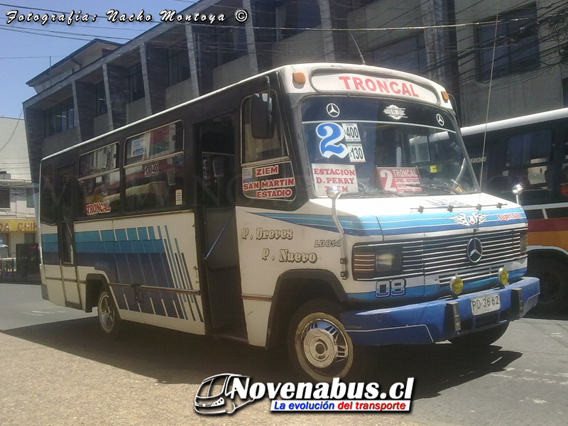 Carrocerias LR / Mercedes Benz LO-814 / Linea 2 Temuco