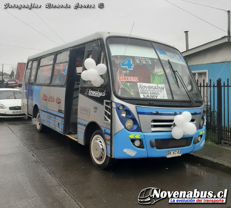 Caio lnduscar Foz / Mercedes-Benz LO-812 / Línea 4 Temuco (Despedida A Nuestro Amigo Samy)