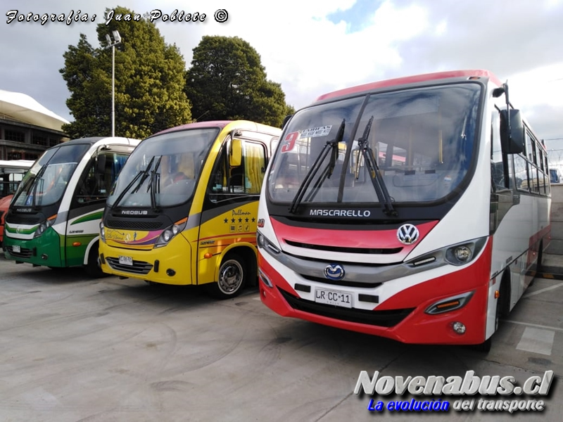 Mascarello Gran Micro S4 - Neobus Thunder + / Volkswagen 9-160 -Mercedes-Benz LO-916 / Línea 3 Temuco Ruta Llaima Línea 8 Temuco (Expo Renovaciónes)