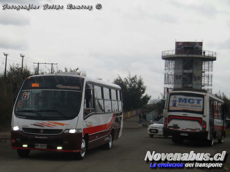 Marcopolo Senior LO-914 / Maxibus Lydo LO-712 / Mercedes Benz / Linea 6 Temuco