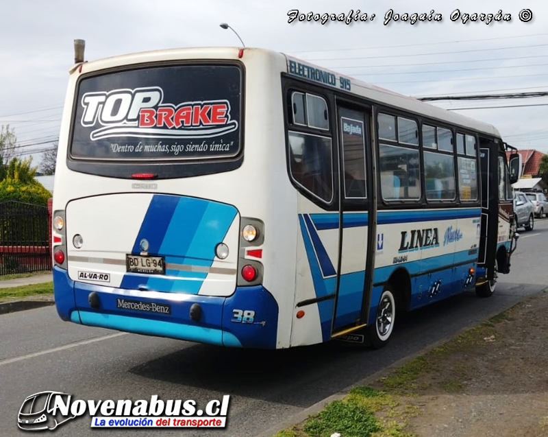 Caio lnduscar Foz / Mercedes-Benz LO-915 / Línea 9 Temuco