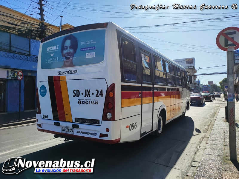 Bepobus Náscere / Mercedes-Benz LO-916 / Línea 1 Temuco