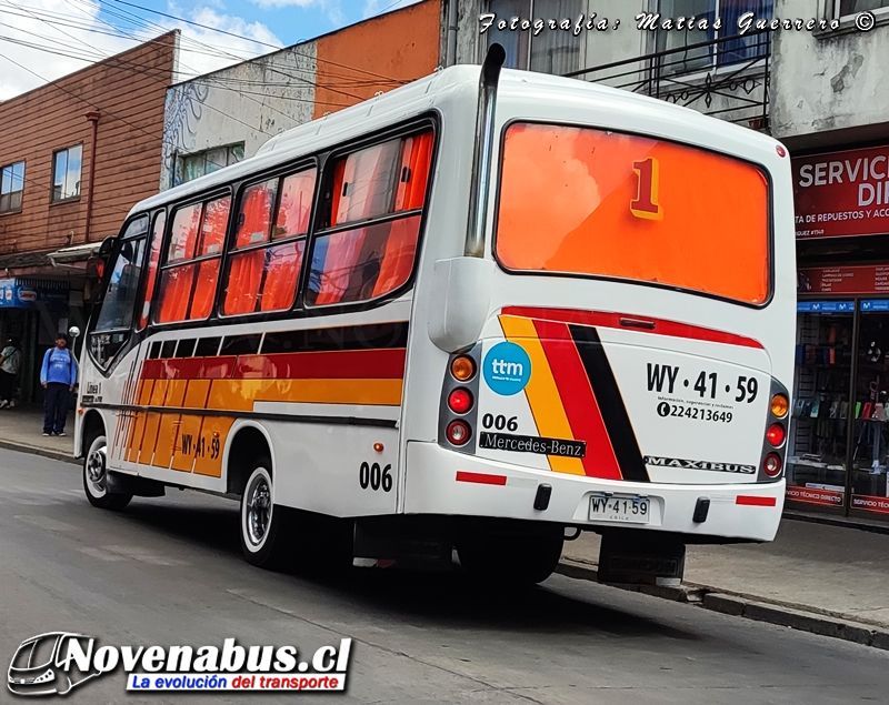 Maxibus Lydo / Mercedes-Benz LO-712 / Línea 1 Temuco