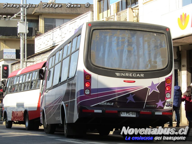 Inrecar Geminis II / Agrale MA9.2 / Línea 10 Temuco