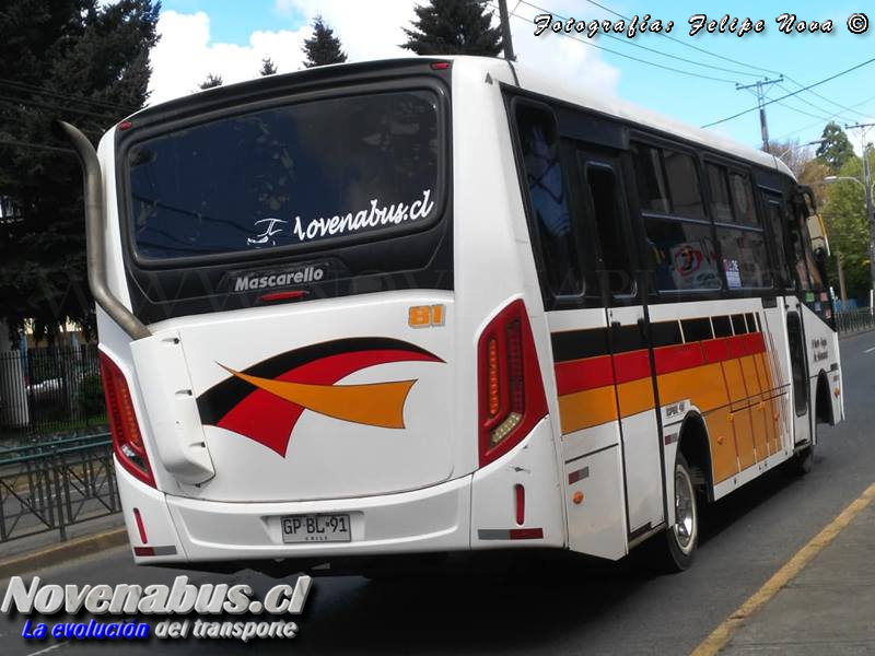 Mascarello Gran Micro S3 / Mercedes-Benz LO-916 / Línea 1 Temuco