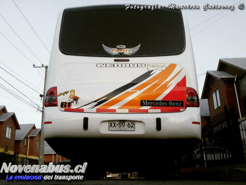 Neobus Thunder+ / Mercedes Benz LO-712 / Linea 1 Temuco